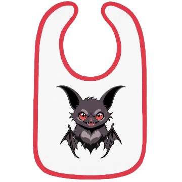 Discover Unique Bat Illustration Bibs