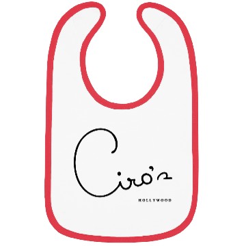 Discover Ciro's Hollywood Club Sunset Strip Vintage Design Bibs