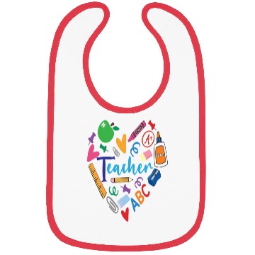 Discover teacher school lover Bibs