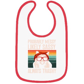 Discover Funny Raccoons Trash Panda Racoon Lovers Bibs