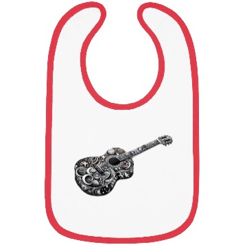 Discover Retro Style Guitar for Guitarists Bibs