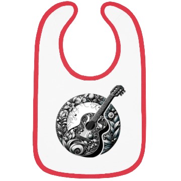 Discover Retro Style Guitar for Guitarists Bibs