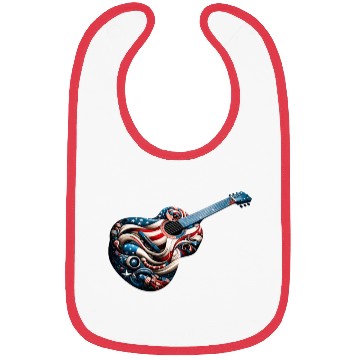 Discover Retro Style Guitar for Guitarists Bibs
