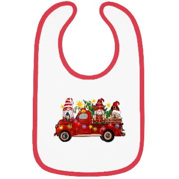 Discover Three Gnomes In Red Truck Bibs