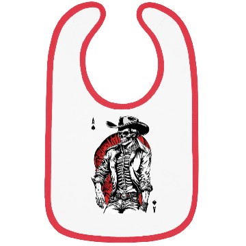 Discover Weird Wild West: Aces High Skeleton Cowboy Bibs