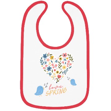 Discover Love spring Bibs