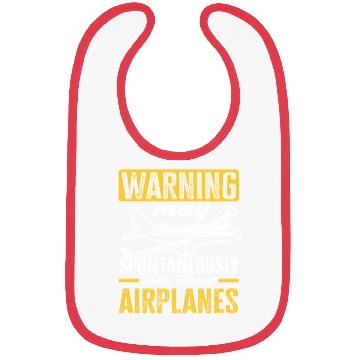 Discover Pilots Airplane Lovers Bibs