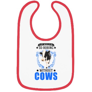 Discover Cow Cattle Breeder Farmer Cows Bibs