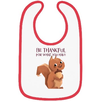 Discover Thanksgiving Chipmunk Be Thankful Bibs