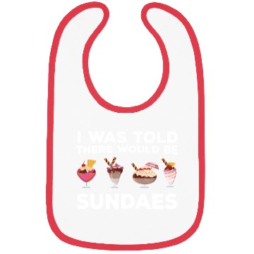 Discover Funny Sundae Saying Bibs