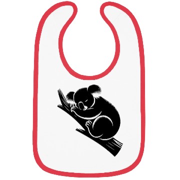 Discover Sleeping Koala On A Branch Bibs