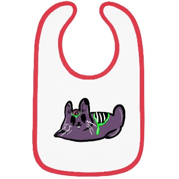 Discover zombie bunny Bibs