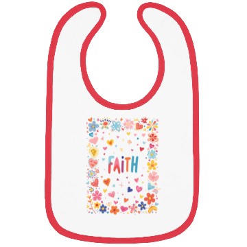 Discover Hearts, Flowers & Faith: A Pastel Promise for Her Bibs