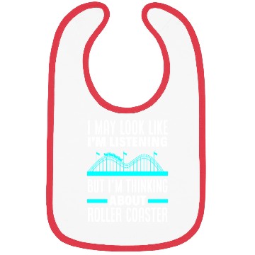 Discover Roller Coaster Wooden Coaster Amusement Park Bibs