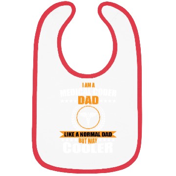 Discover Medical Coder Dad Bibs