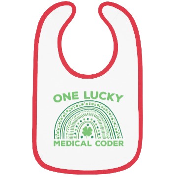 Discover Medical Coder St.Patrick's Day Bibs