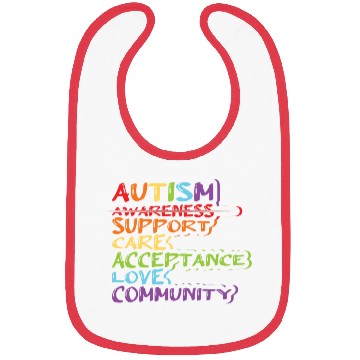 Discover Cool Autism Support Care Acceptance Love Community Bibs