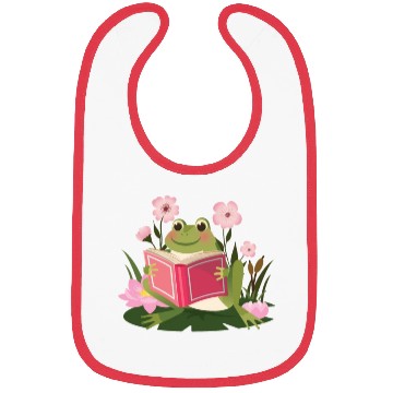 Discover Frog Cottagecore Naturecore Children Bibs
