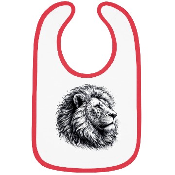 Discover Lion Face Bibs