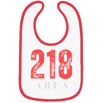 Discover 218 Area Code Retro Minnesota Duluth Bibs