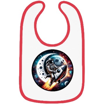 Discover Space Cowboy Astronaut Bibs
