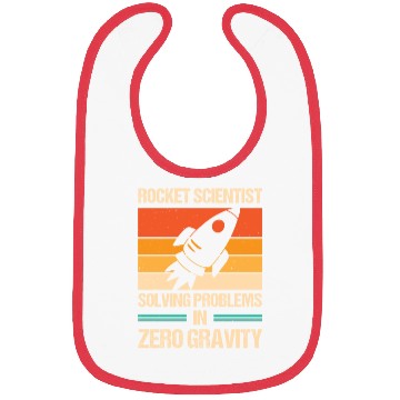 Discover Rocket Scientist Retro Zero Gravity Vintage Bibs