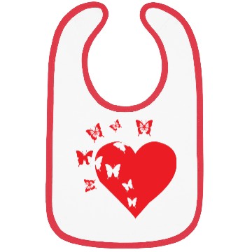 Discover Butterfly Heart Bundle Bibs