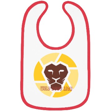 Discover wild boss lion Bibs