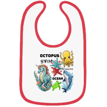 Discover Deep ocean life Bibs