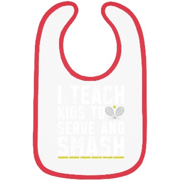 Discover Funny Tennis Coach Tennis Player Bibs