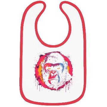Discover Angry Gorilla Bibs