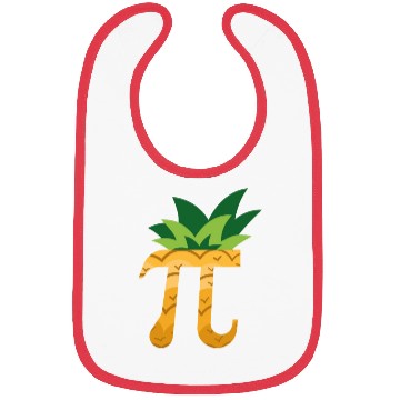 Discover Pineapple Pi Day Bibs