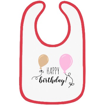 Discover Happy birthday party balloons Bibs