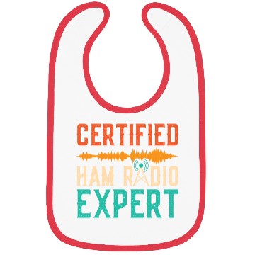 Discover Vintage Radio Moderator Certified Ham Radio Expert Bibs