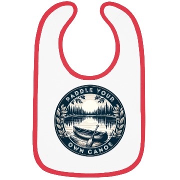 Discover Solo Canoe Journey Lake Bibs