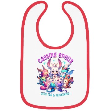 Discover Casting spells with friendship & tea Bibs