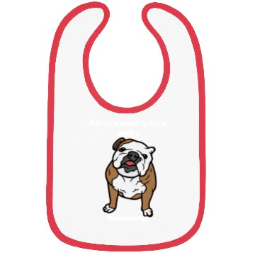 Discover Bull dog Lover, Bull Dog Mom, Bull Dog Dad Bibs