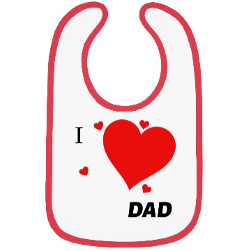 Discover I Love Dad Bibs