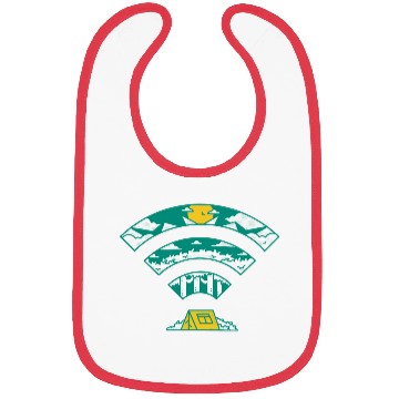 Discover WILD AND FREE, JUST LIKE THE WI-FI IN THE FOREST Bibs