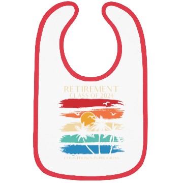 Discover 2024 Retirement Countdown Beach Bibs