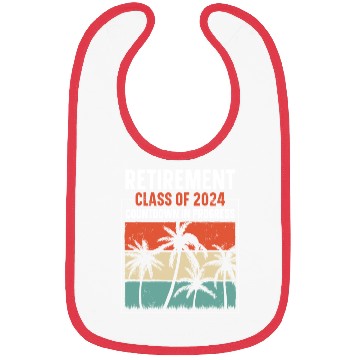 Discover 2024 Retirement Countdown Beach Bibs