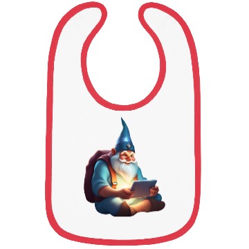 Discover a Father's Day Gnome as a tech-savvy dad Bibs
