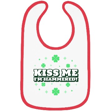 Discover Funny Quote for St Patrick s Day, Green Clovers Bibs
