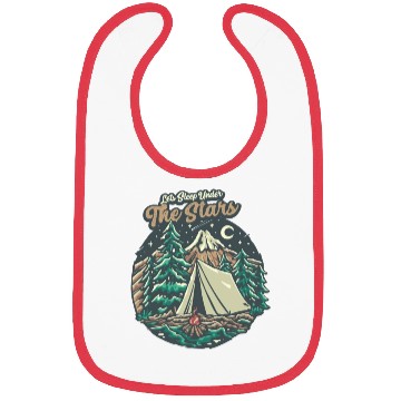 Discover Let's Sleep Under The Stars Bibs