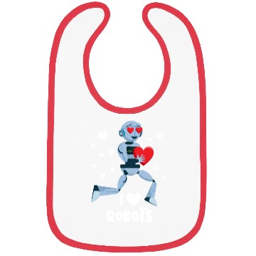 Discover I Love Robots Red Heart Robotics Class Engineer Bibs