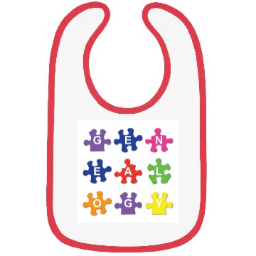 Discover Genealogy Jigsaw Puzzle Pieces Bibs