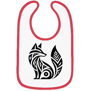 Discover Smart Fox In T Tattoo Style Bibs