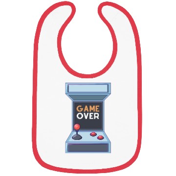 Discover Black And White Modern Game Over Bibs Bibs