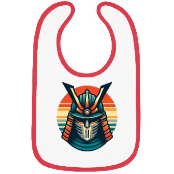 Discover Retro Samurai Vector Art Bibs