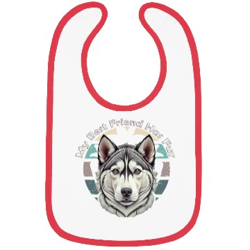 Discover Valentine's Day celebrations with my husky Bibs